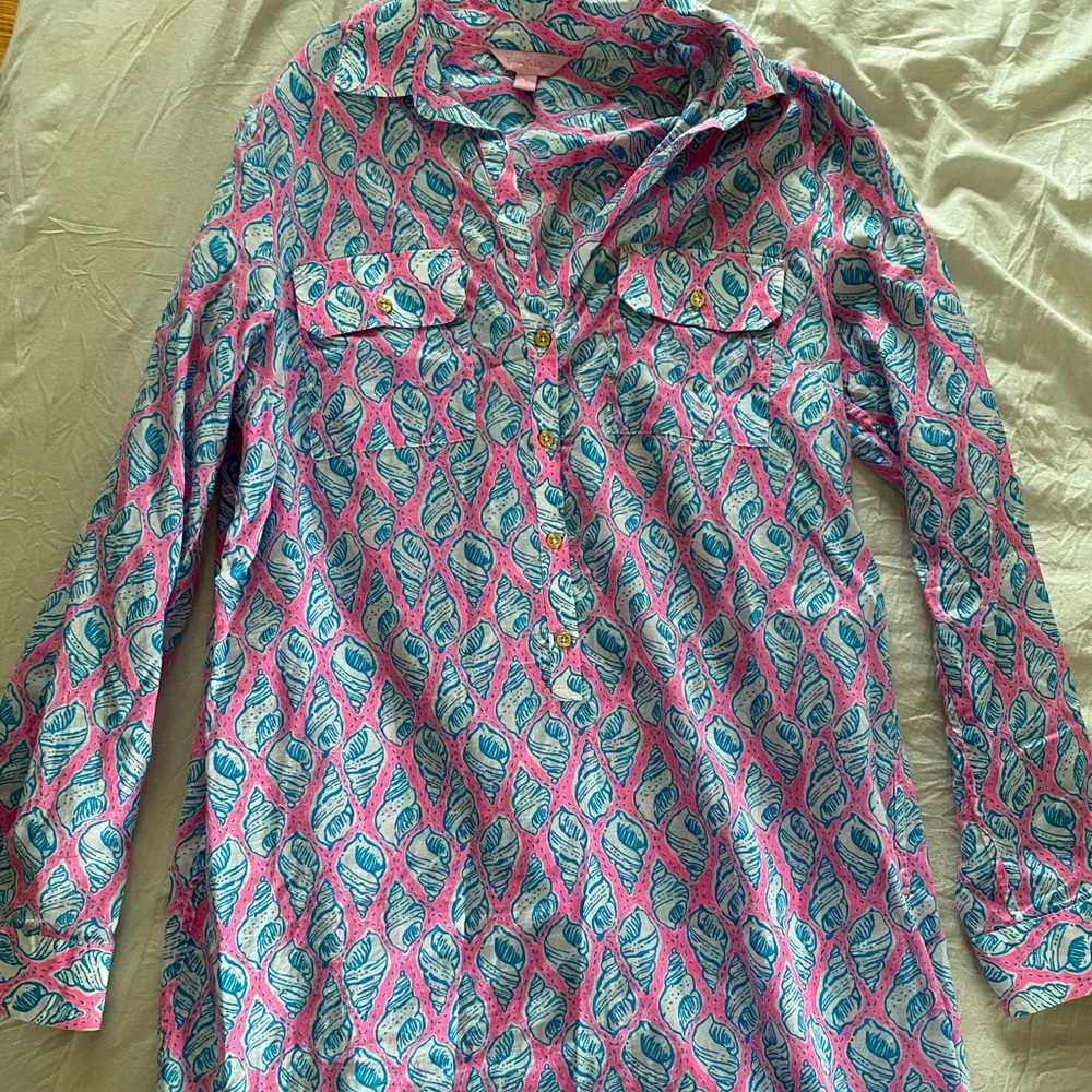 Lilly Pulitzer Beach Cover Up Dress (Size Small)